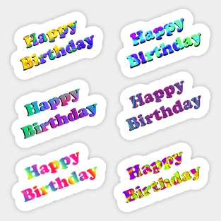 Happy Birthday Sticker